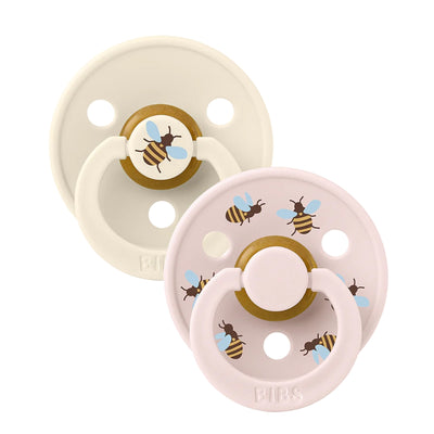 Bibs STUDIO Colour 2 PACK Bumblebee - Ivory/Petal