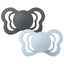 Bibs Couture 2 PACK Iron/Baby Blue