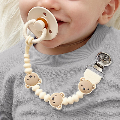 Itzy Ritzy Paci Strap Plus - Theo the Bear