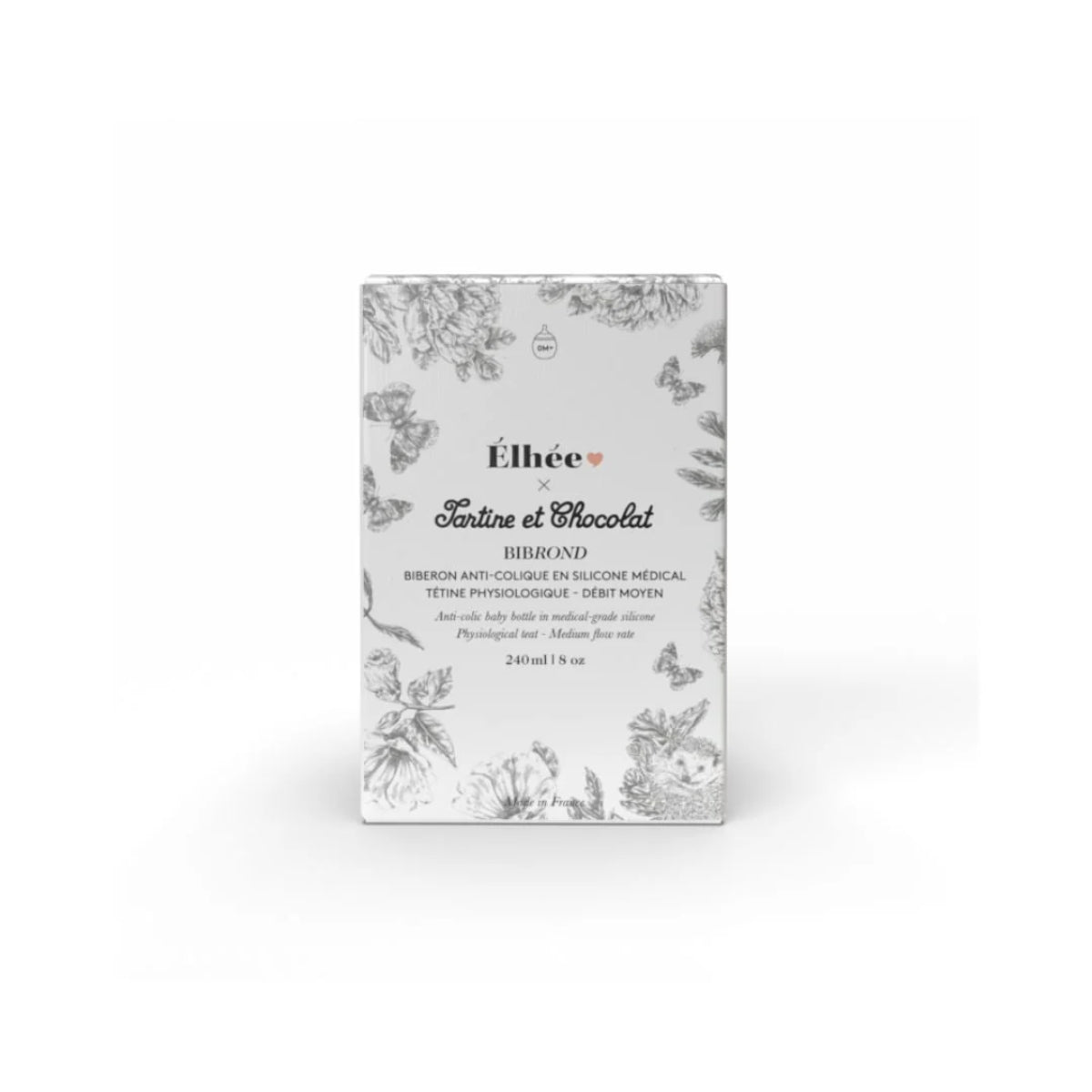 Élhée Baby Bottle Anti-Colic - Tartine Et Chocolat Grey 240 ml