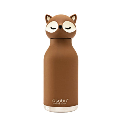 Asobu - Stainless Steel Bottle Silicone Head Fox