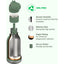 Asobu - Stainless Steel Bottle Silicone Head Dinosaur
