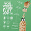 Asobu - Stainless Steel Bottle Silicone Head Giraffe