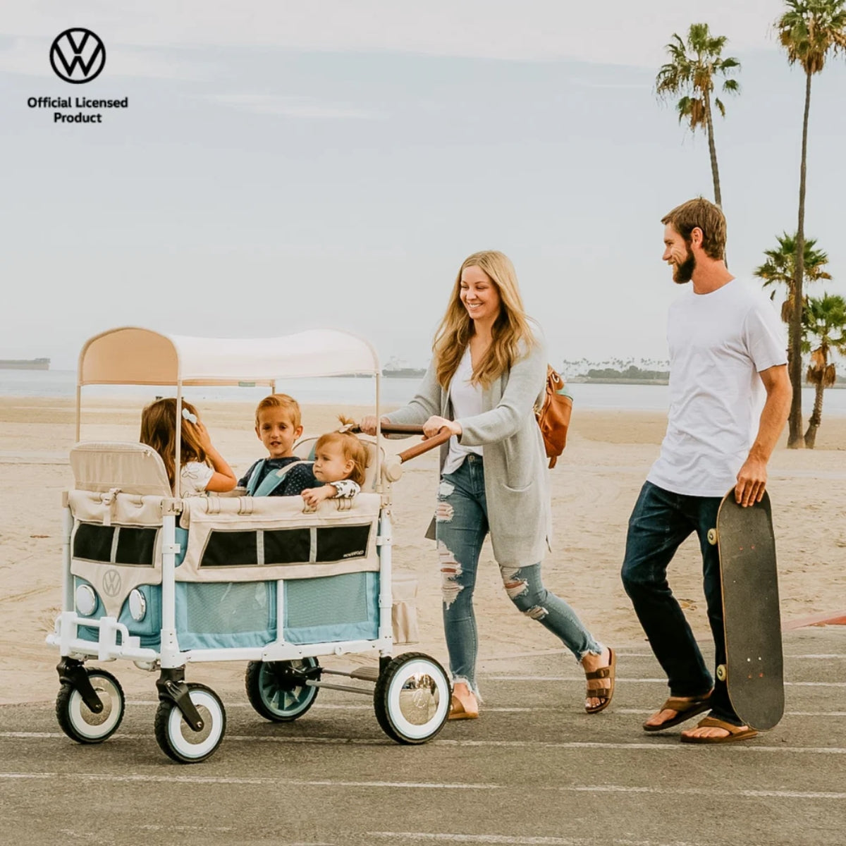 Carrinho de Passeio Wonderfold VW2 Volkswagen - Sage Green