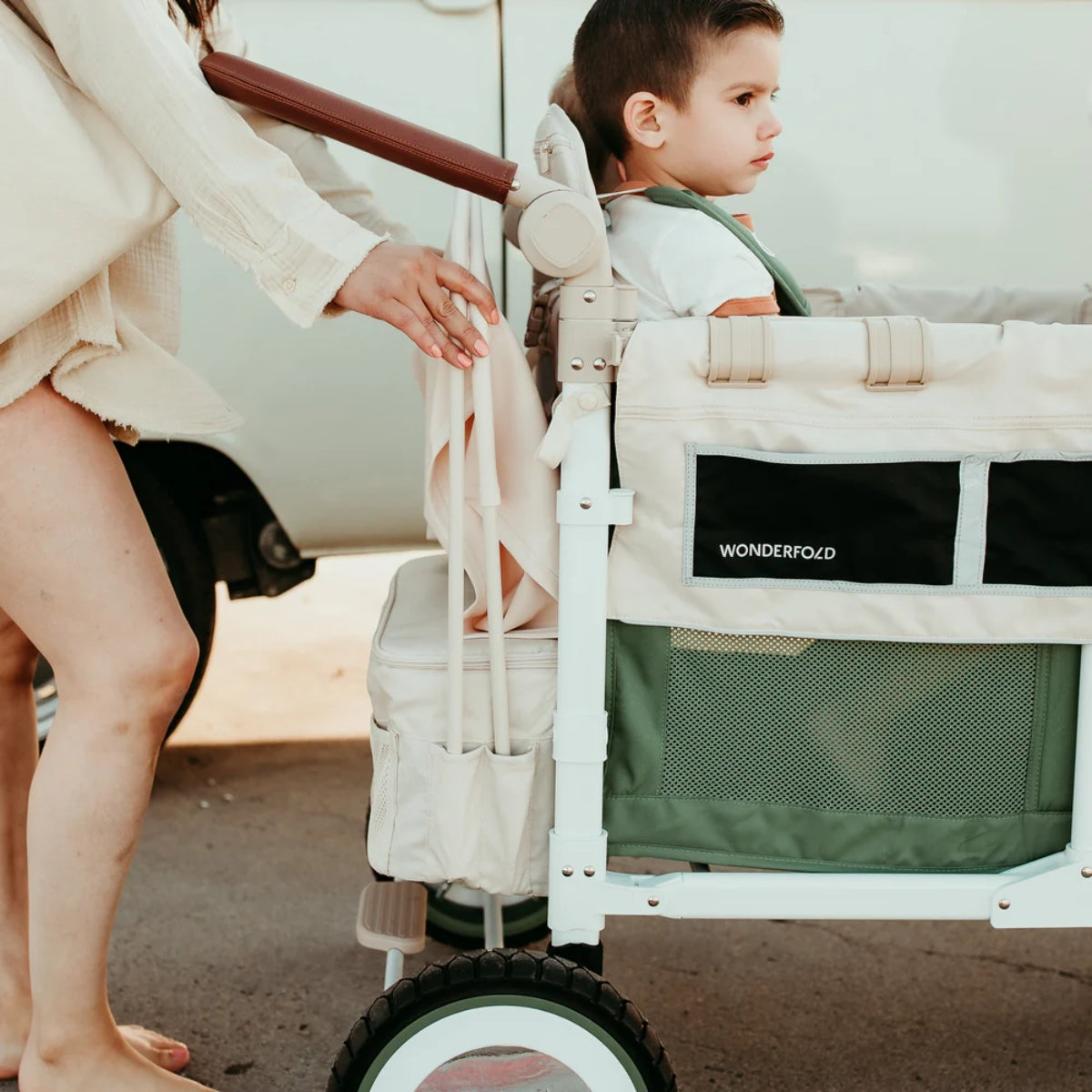Carrinho de Passeio Wonderfold VW2 Volkswagen - Sage Green