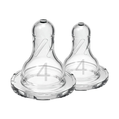 Dr. Brown's Level 4 Silicone Narrow Nipple - 2 pack