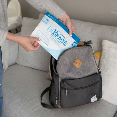 Sacos esterilizadores a vapor para micro-ondas Dr. Brown's, pacote com 5