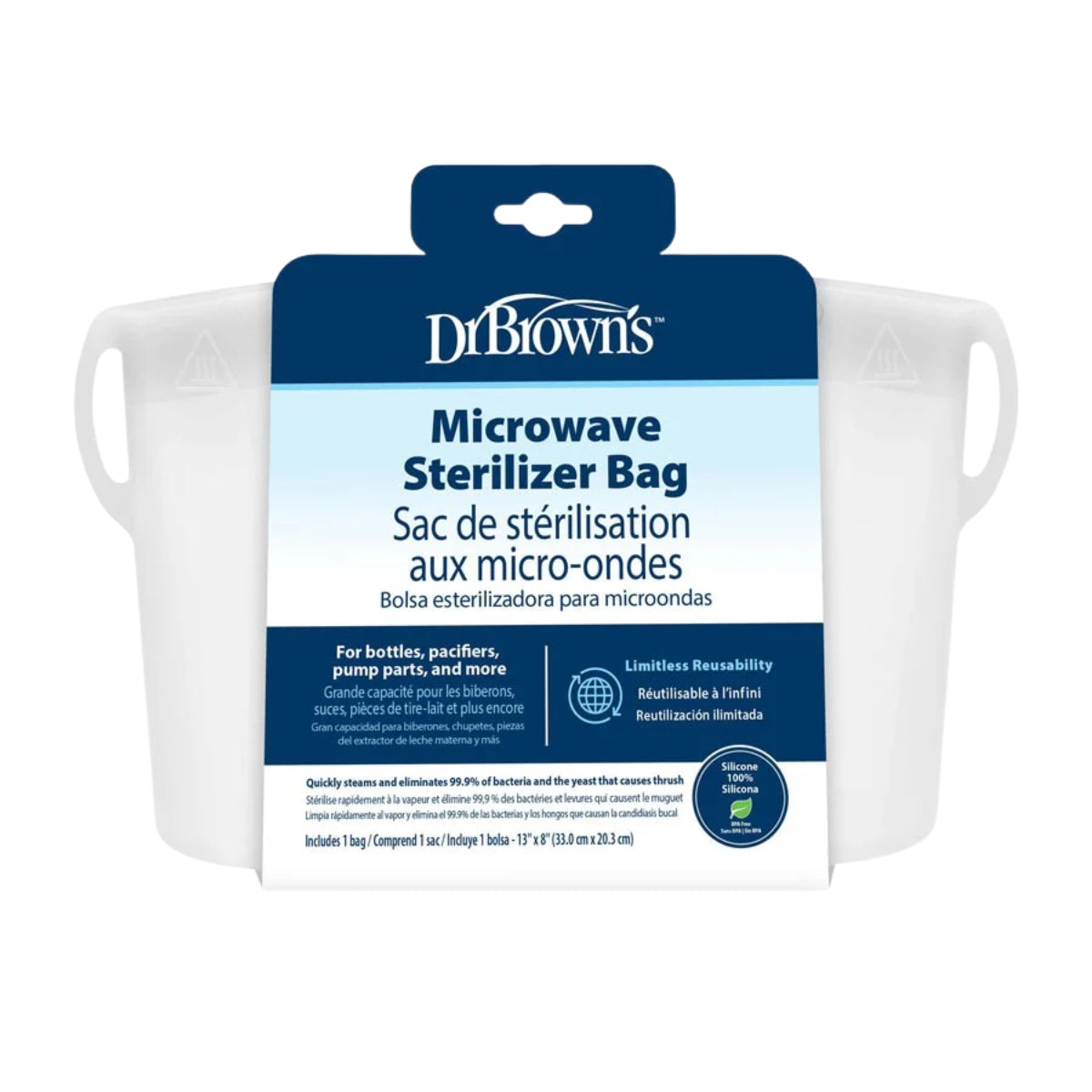 Bolsa esterilizadora para micro-ondas Dr. Brown's™
