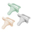 Chupeta HappyPaci 100% silicone Dr. Brown's - 0-6 meses - pacote com 3 - Verde/Creme/Cinza