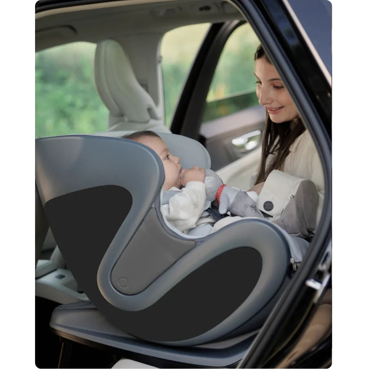 Cadeirinha de carro conversível Babyark Classic Charcoal Grey / Glacier Ice