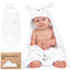 Toalha com capuz Cuddle Baby Keababies - Cordeiro