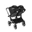 Carrinho de bebê duplo Bugaboo Donkey 5 - Midnight Black Canopy/Grey Melange /Graphite Chassis