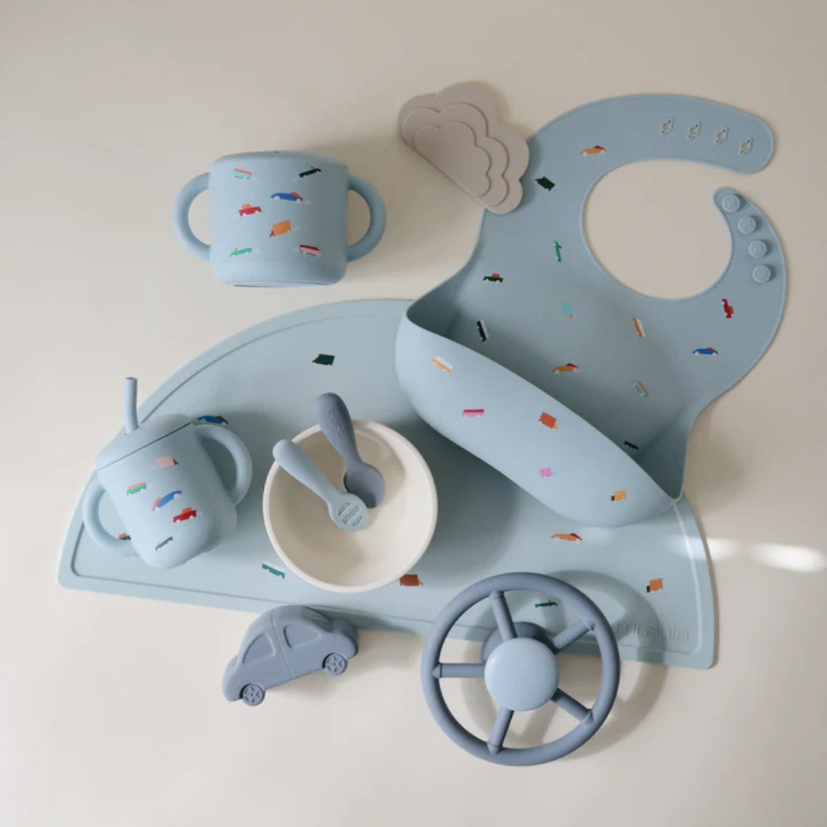 Copo de lanche Mushie - Retro Cars