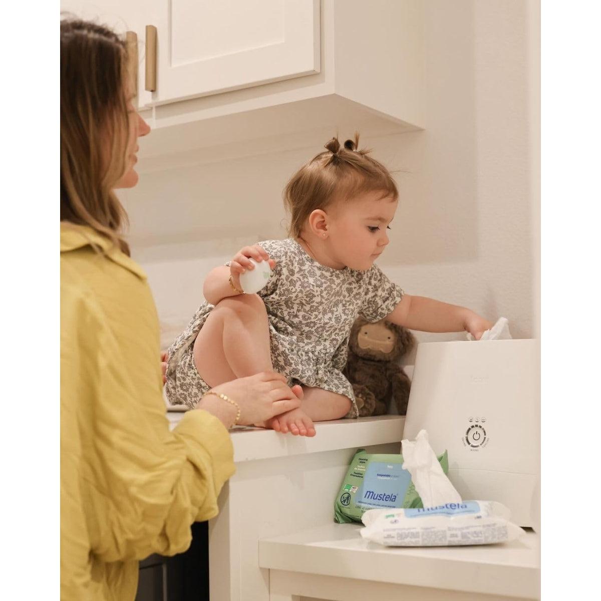 Mustela - Lenços Umedecidos Com Água compostáveis ​​Sem Fragrância