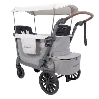 Carrinho de bebê WonderFold L2 Double (2 lugares) - Cinza