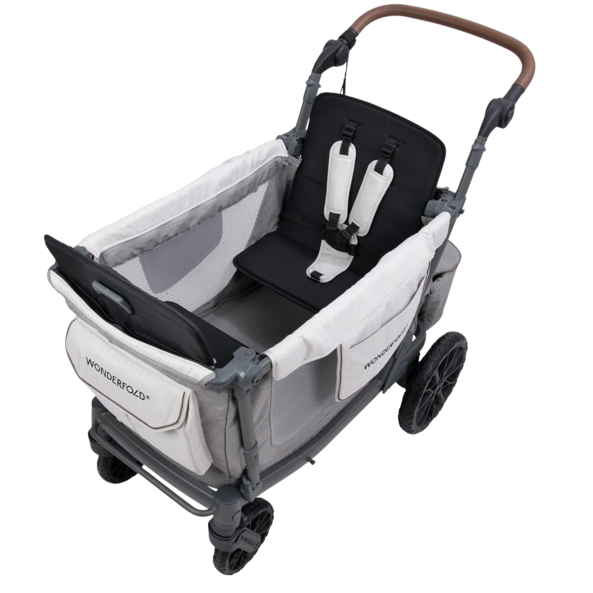 Carrinho de bebê WonderFold L2 Double (2 lugares) - Cinza