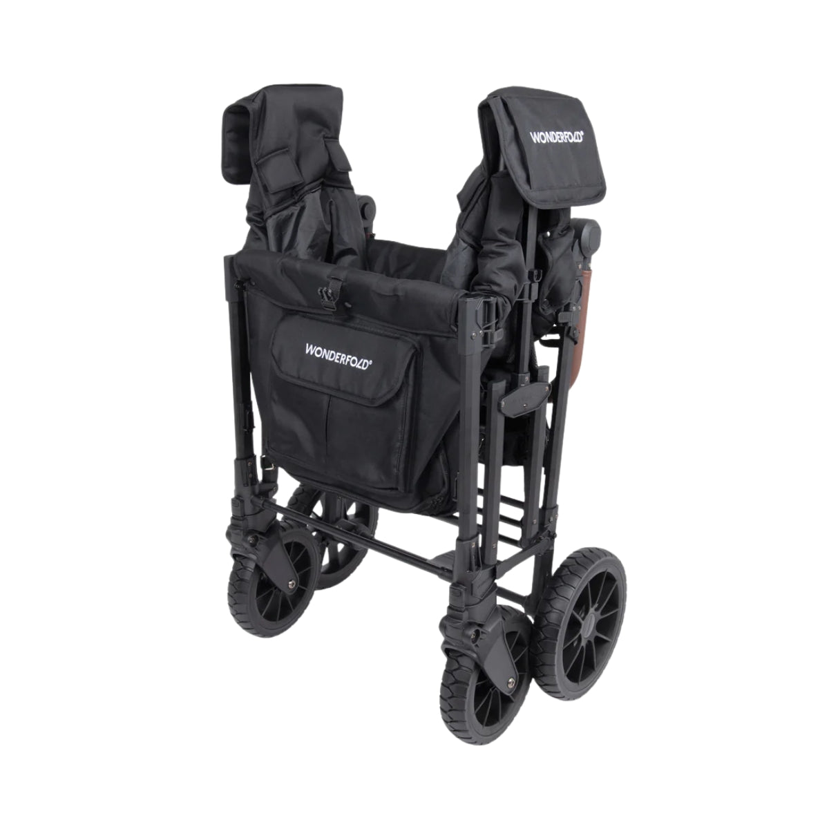 Carrinho de bebê WonderFold W4 Luxe Pro (4 lugares) - Jet Black