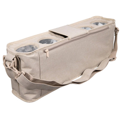 Console grande para pais Wonderfold com porta-copos isolados - Beige