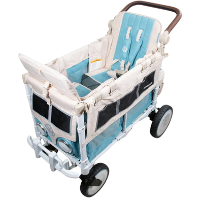 Carrinho de bebê WonderFold VW2 Volkswagon Double (2 lugares) - Bondi Blue