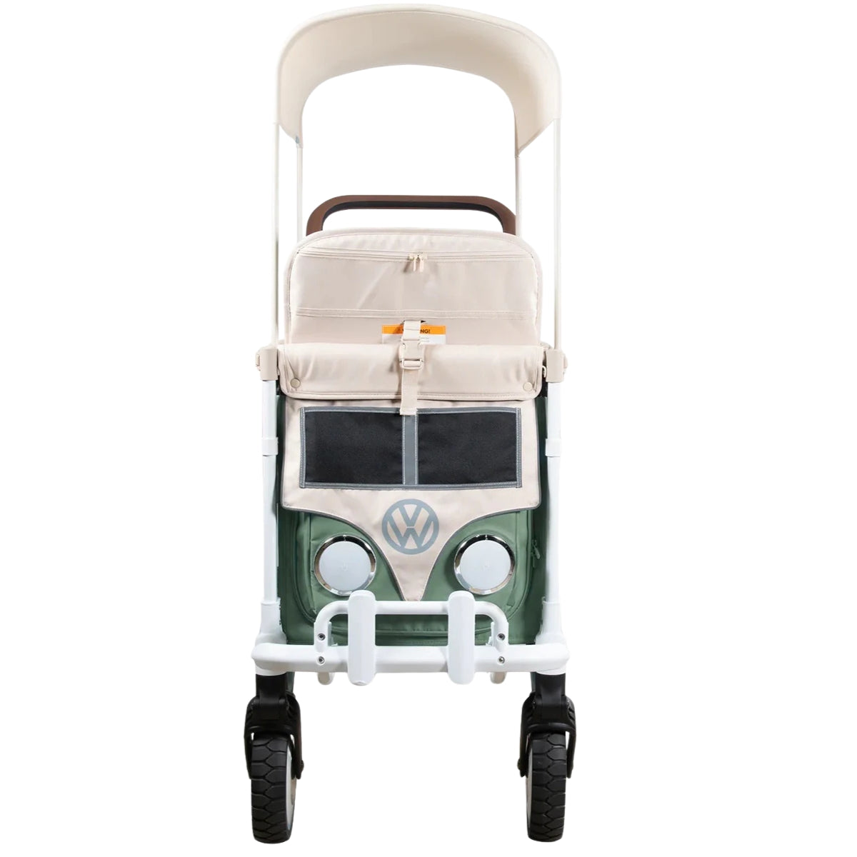 Carrinho de bebê WonderFold VW2 Volkswagon Double (2 lugares) - Verde Sálvia