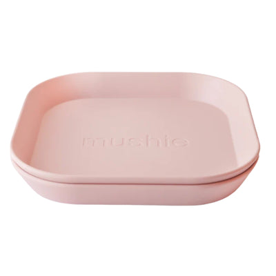 Kit de Pratos Infantil Mushie Blush