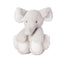 Elefante bebê elegante, brinquedo de pelúcia Huggie para dormir com cobertor