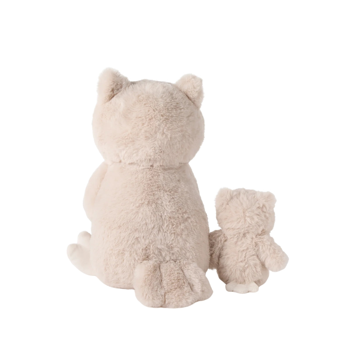 Conjunto de pelúcia elegante Baby Mama + Baby Owl