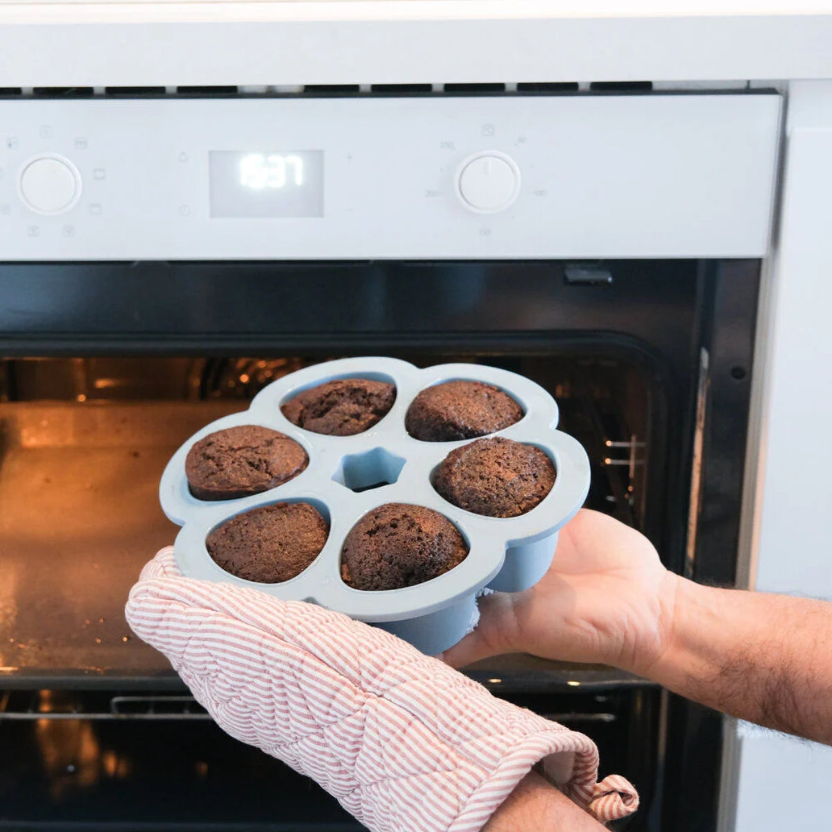 Beaba Multiportions 3 Oz Silicone Tray – Rain