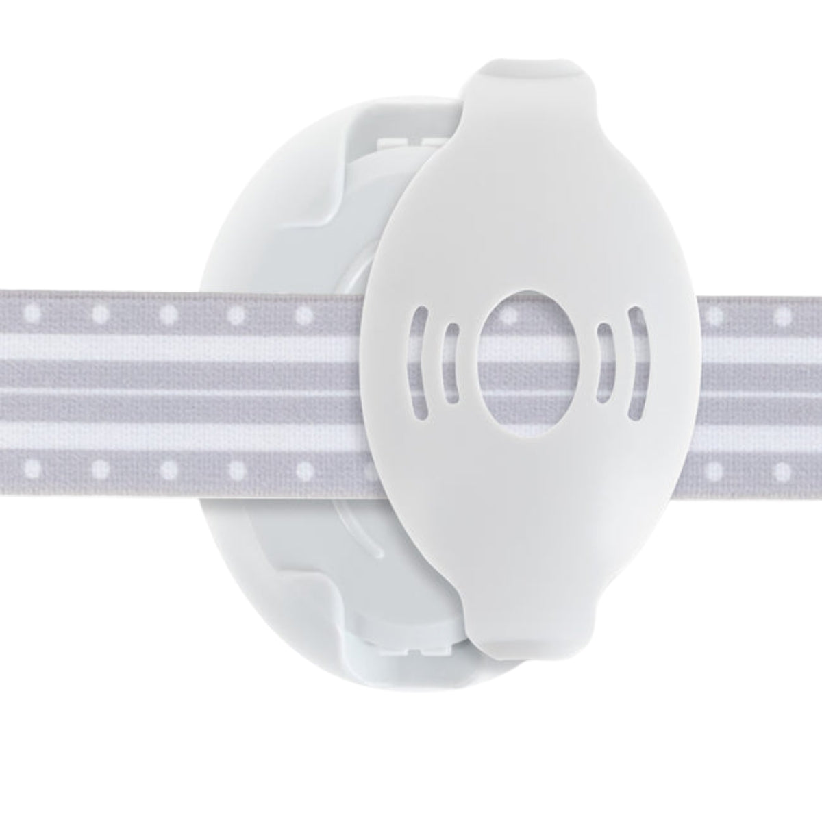 Protetores auriculares ajustáveis Nuby Soft Sounds para bebês, brancos