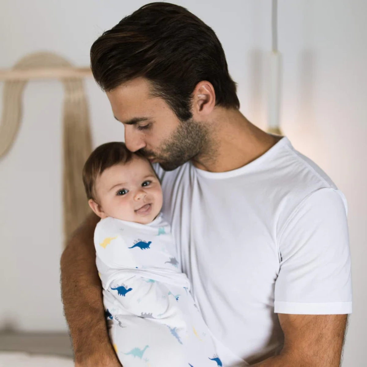 Pacote com 3 fraldas Aden + Anais Essentials Wrap Swaddle - Dino Rama