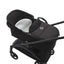 Bugaboo Dragonfly Berço e Assento Para Carrinho - Black/Black/Canopy Grey Melange