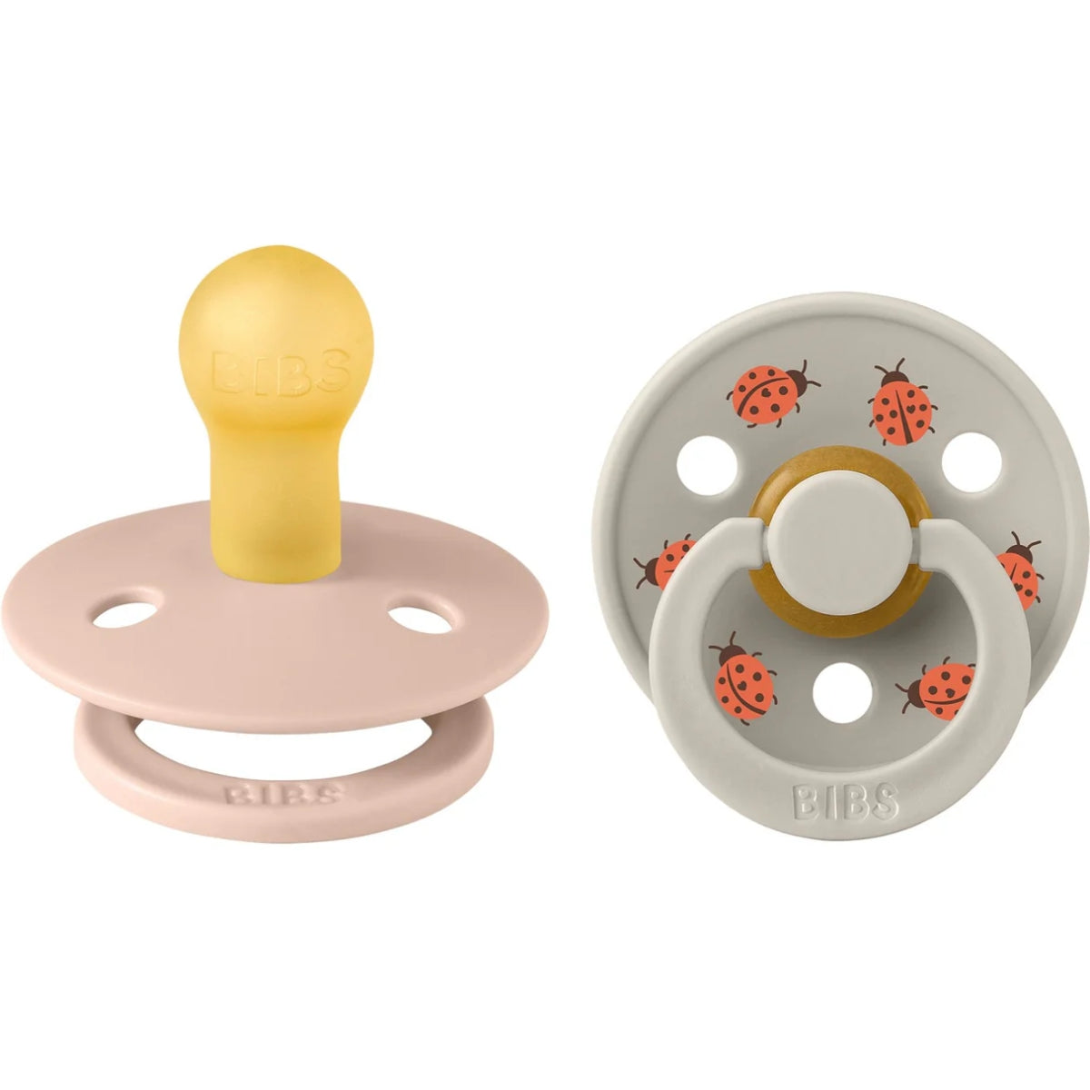 Bibs STUDIO Colour 2 PACK Ladybug - Blush/Sand