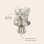 Canguru BabyBjörn Mini Woven Beige e Dark Gray Print