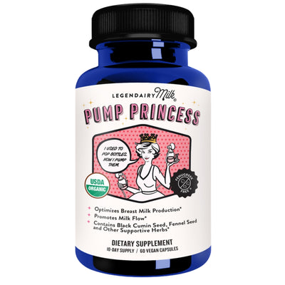 Legendairy Milk Pump Princess - Suplemento de Amamentação 60 Caps