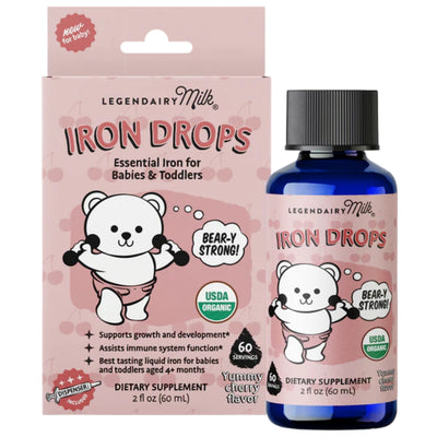 Legendairy Milk Organic Baby and Toddler Iron Drops