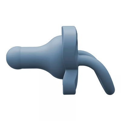 Chupeta HappyPaci 100% silicone Dr. Brown's - 0-6 meses - pacote com 3 - Azul/Branco/Azul claro