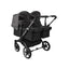 Carrinho de bebê duplo Bugaboo Donkey 5 - Grey Melange Canopy/Midnight Black/Graphite Chassis

