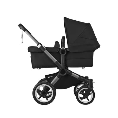 Carrinho de bebê duplo Bugaboo Donkey 5 - All Midnight Black/Graphite Chassis