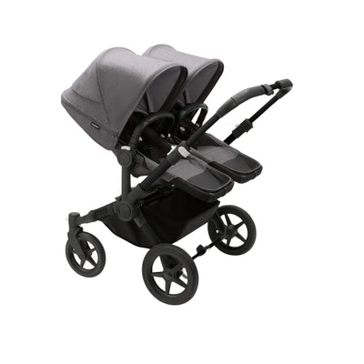 Carrinho de bebê duplo Bugaboo Donkey 5 - All Grey Melange/Black Chassis