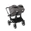 Carrinho de bebê duplo Bugaboo Donkey 5 - All Grey Melange/Graphite Chassis