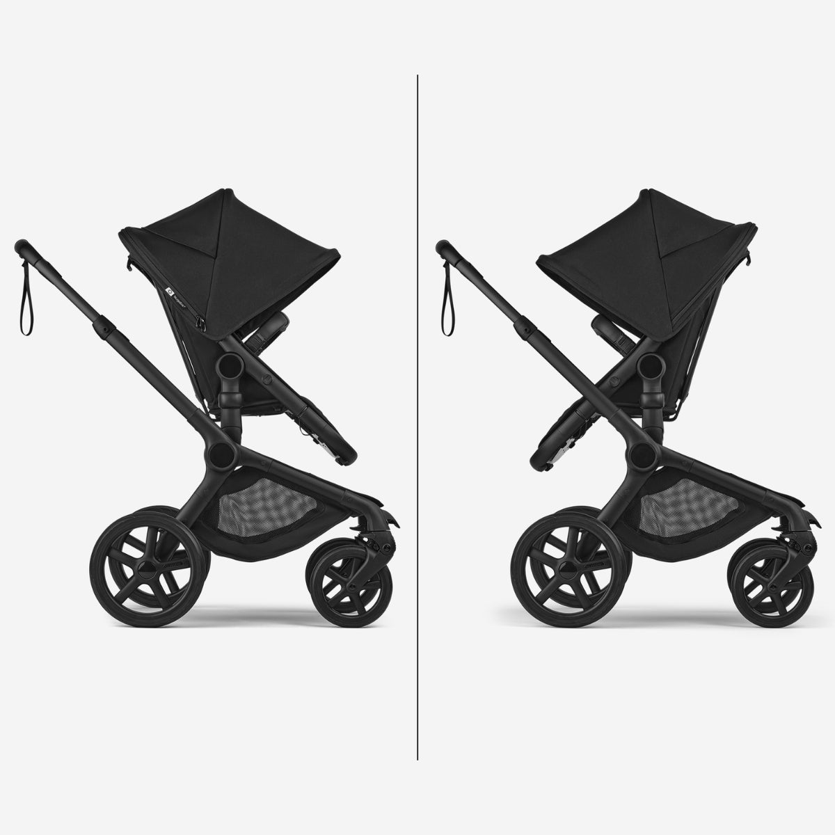 Carrinho de bebê 2 em 1 Bugaboo Fox 5 Renew - Misty White/Black Chassis