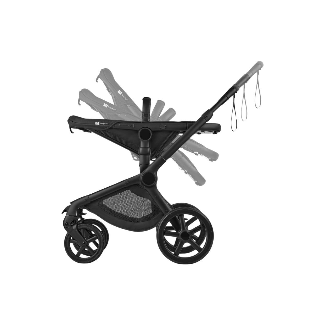 Carrinho de bebê 2 em 1 Bugaboo Fox 5 Renew - Misty White/Black Chassis