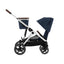 Carrinho De Bebê Cybex Gazelle S Ocean Blue (Silver Frame)