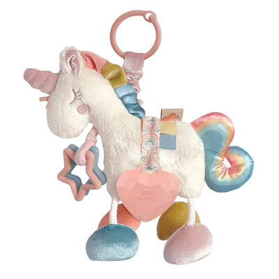 Brinquedo de atividade para dentição Itzy Ritzy Link & Love - Unicórnio