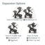Uppababy Vista V3 RumbleSeat - Noa - Azul Marinho
