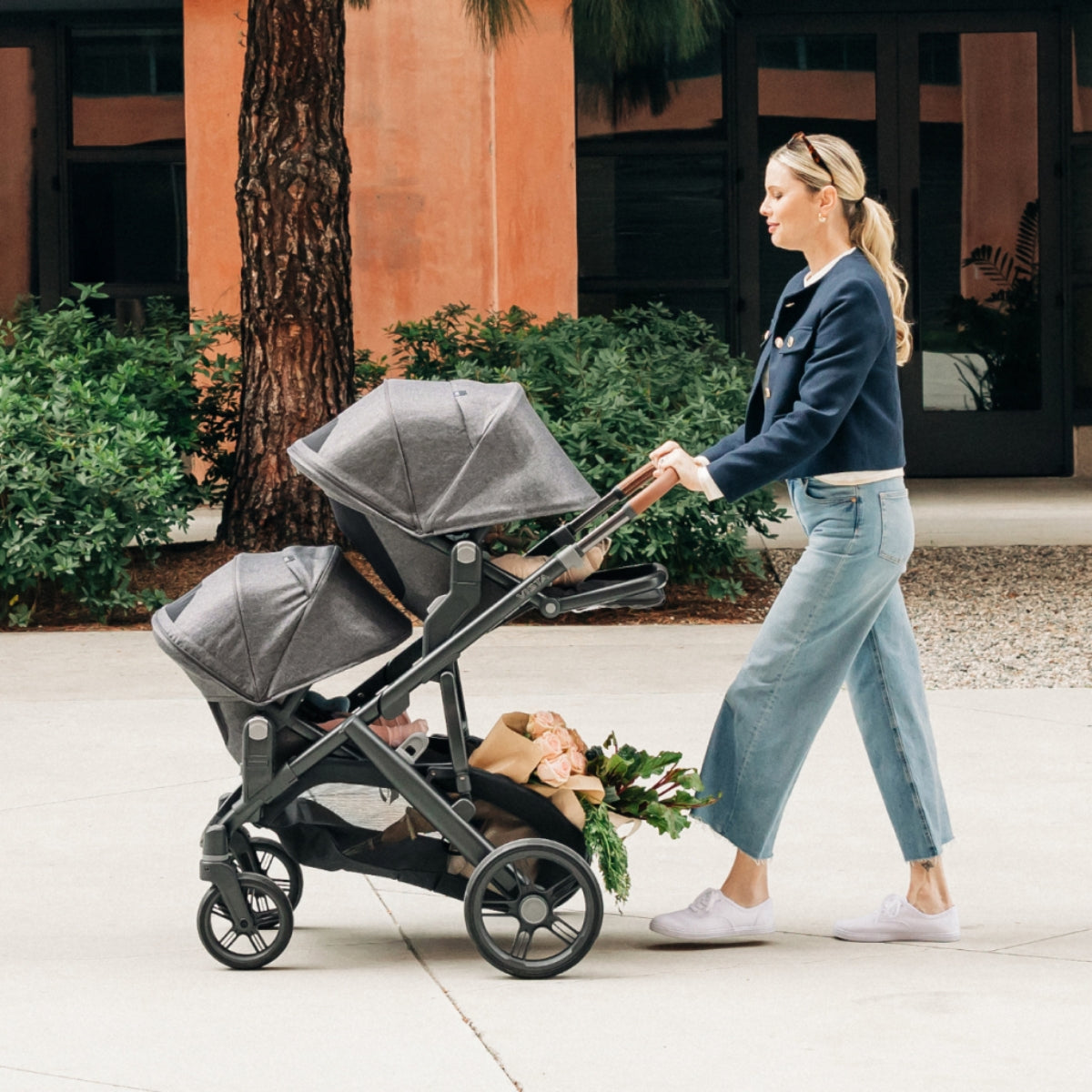 Carrinho De Bebê Uppababy Vista V3 Carbon Frame Greyson