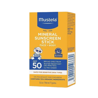 Mustela - Protetor Solar Mineral Bebê FPS 50 Amplo Espectro