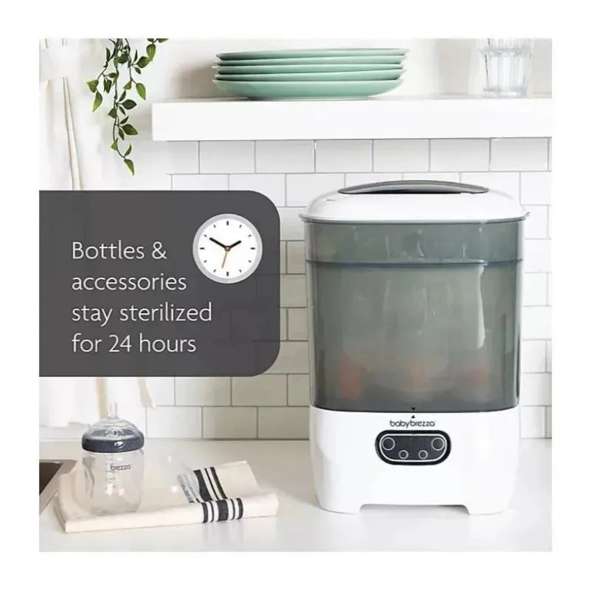 Esterilizador e Secador De Mamadeiras Baby Brezza One Step Advanced Branco 110V