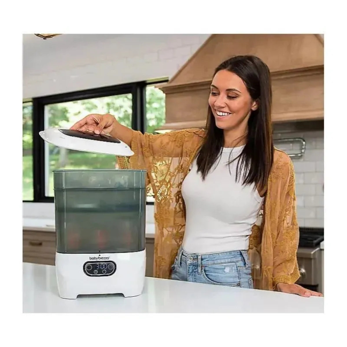 Esterilizador e Secador De Mamadeiras Baby Brezza One Step Advanced Branco 110V