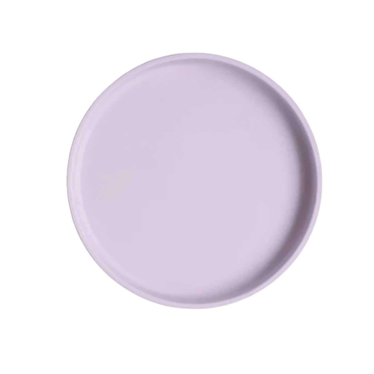 Mushie - Placa de Ventosa Clássica de Silicone, Livre de BPA, Design Antiderrapante, Lilás Macio